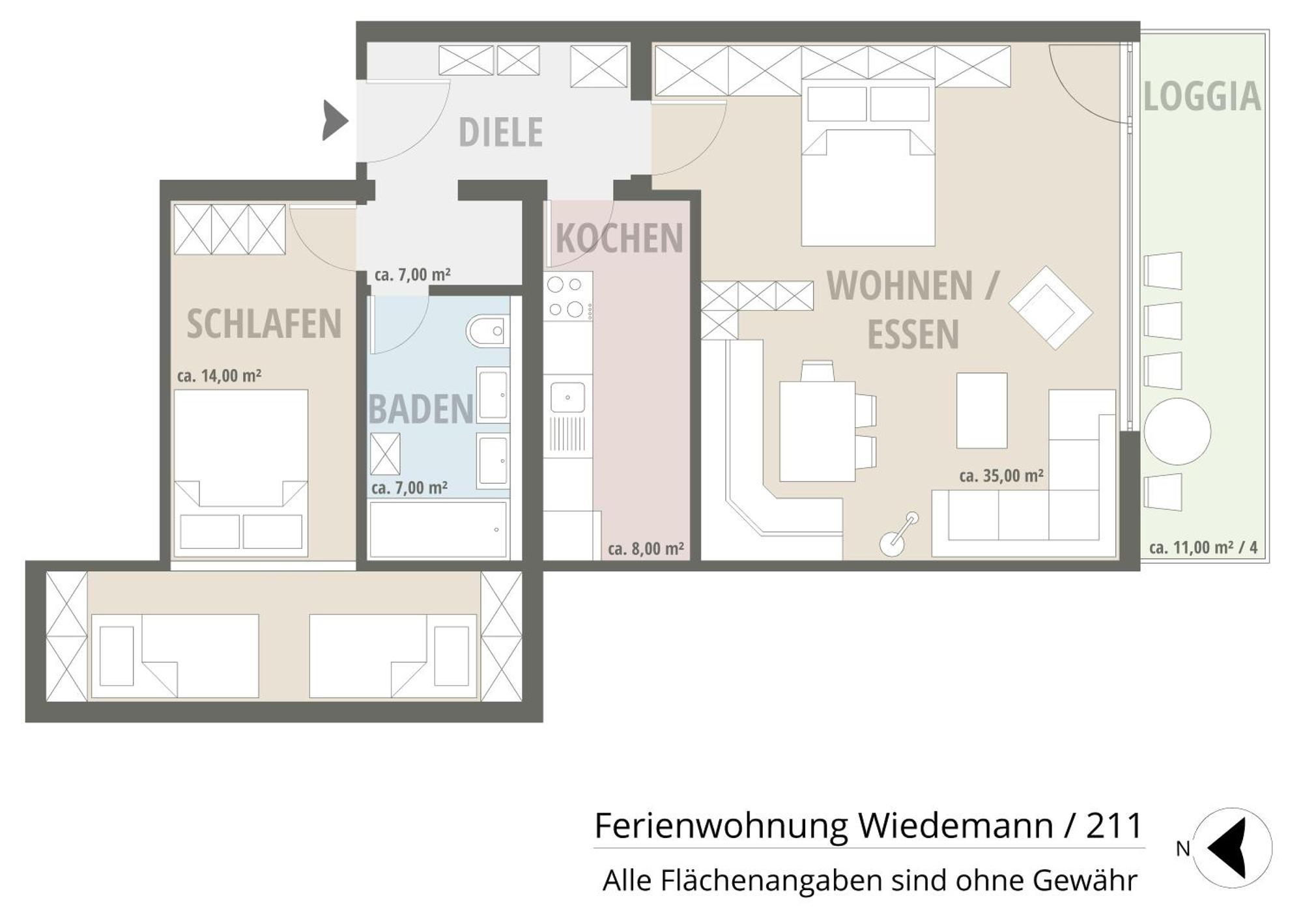 אוברסטדורף Ferienwohnung Wiedemann מראה חיצוני תמונה